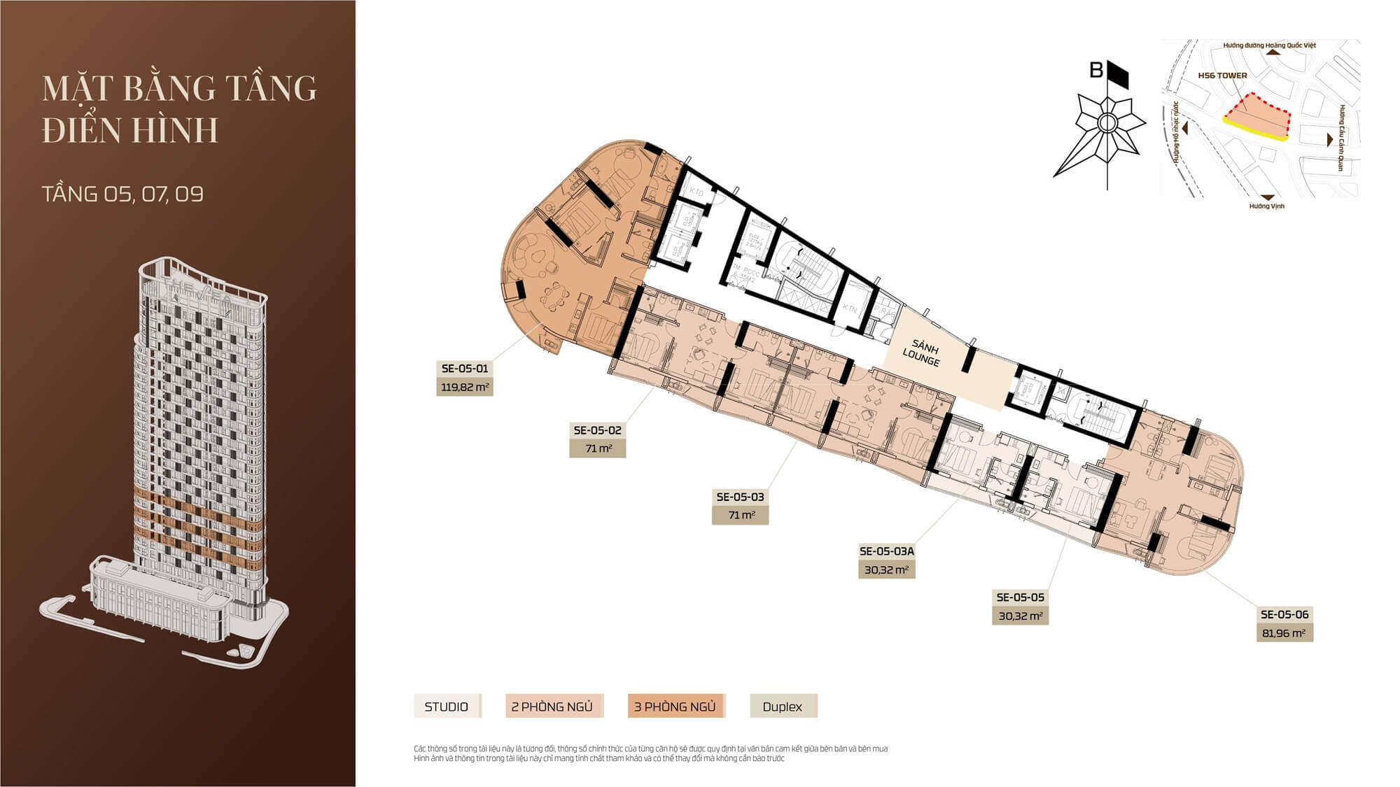 mặt bằng dự án the sea hạ long