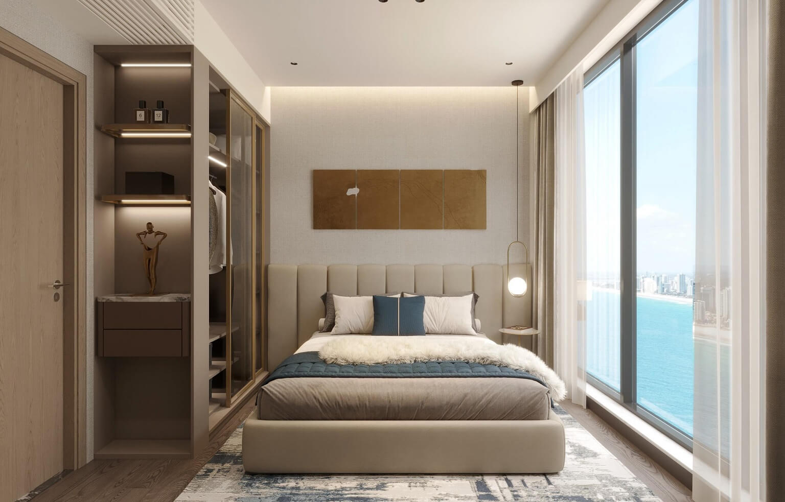 nội thất căn hộ sky m hạ long