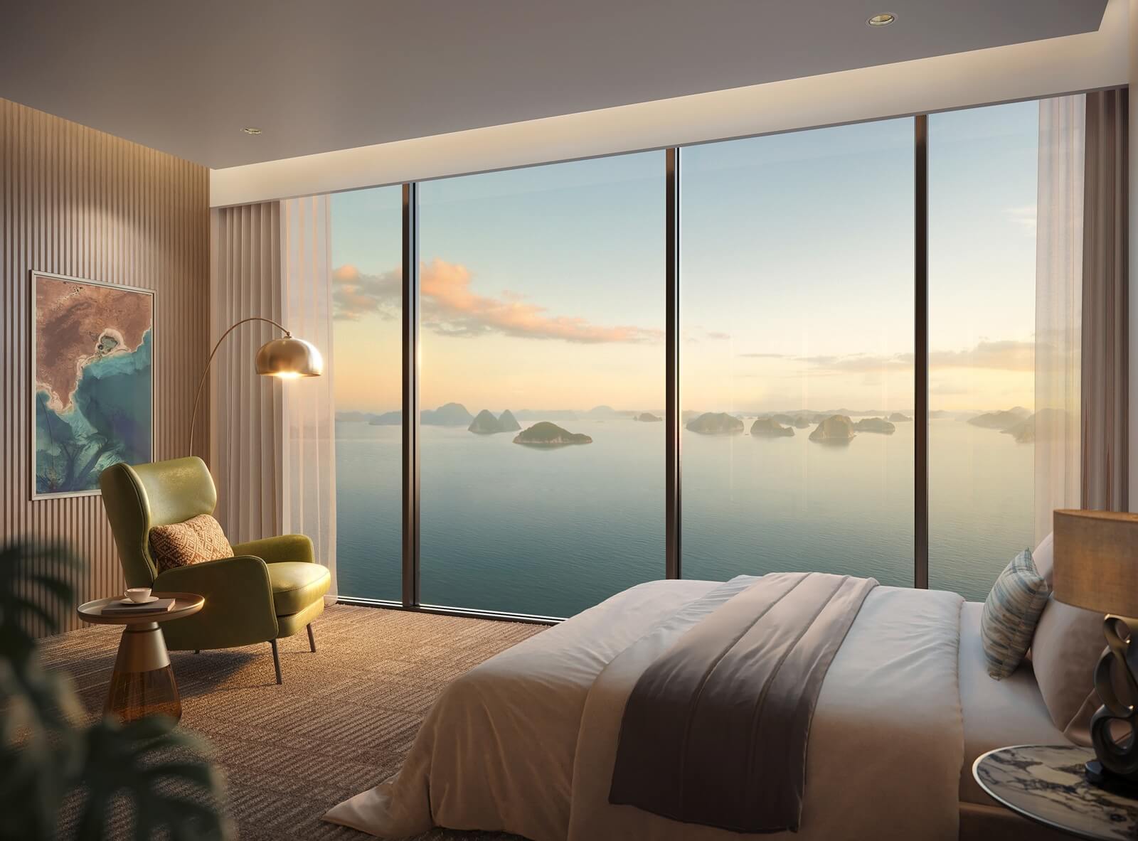 nội thất căn hộ aria bay hạ long