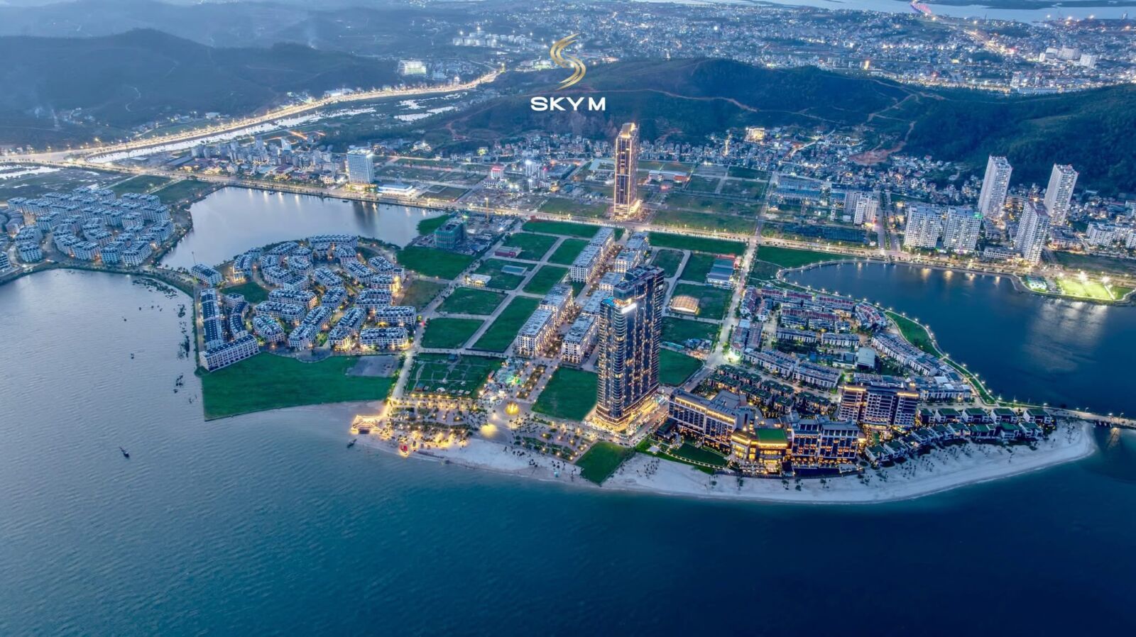 vị trí dự án sky m hạ long