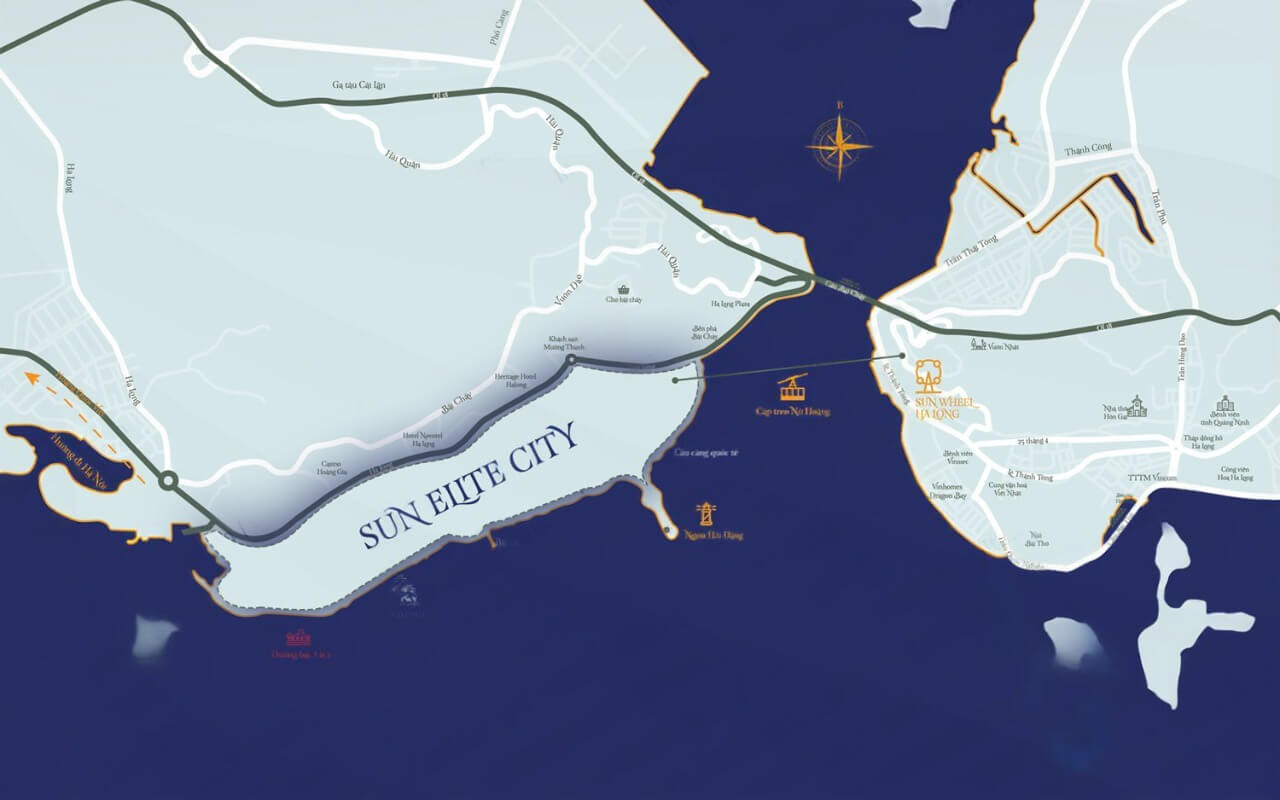 vị trí chung cư sun elite city hạ long